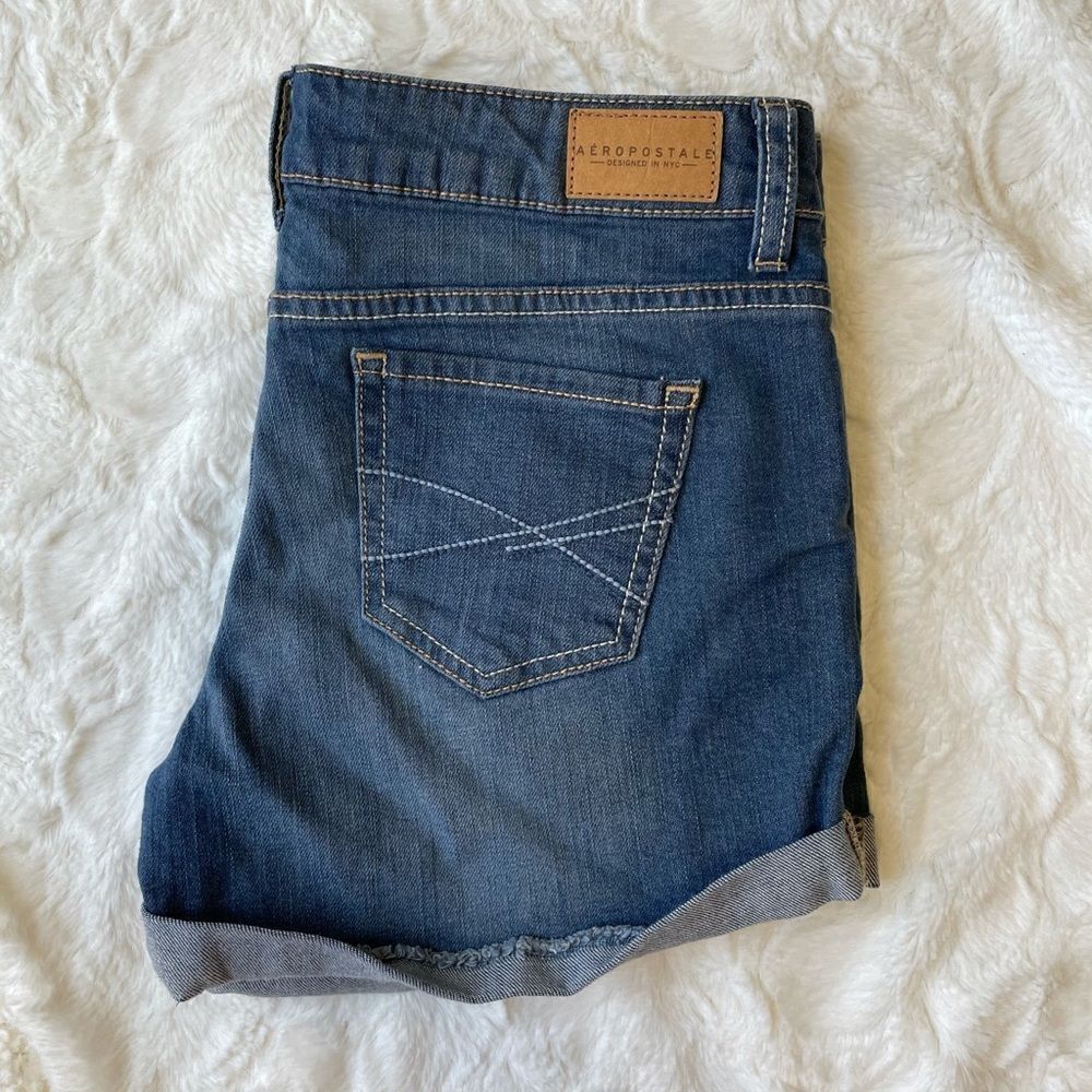 Aeropostale Midi Denim Short - Women’s 2 - Picture 7 of 7